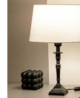 Lampy BRILAGI - Stolová lampa CERIA 1xE27/60W/230V priemer 30 cm čierna/biela 1xEG49185+EG781035