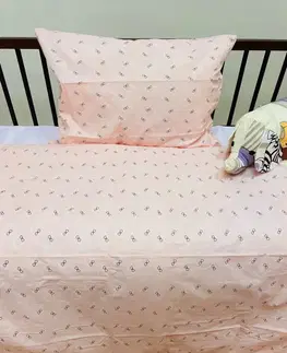 Detské obliečky Obliečky bavlnené detské Hello Kitty TiaHome - Detský set 130x90cm + 65x45cm