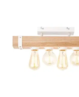 Svietidlá Brilliant - Luster prisadený WHITEWOOD 4xE27/30W/230V HK18245S75