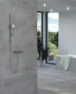 Kúpeľňové batérie Sprchová batéria SAT so sprchovacím setom 150 mm chróm SATBST268SET SATBST268SET