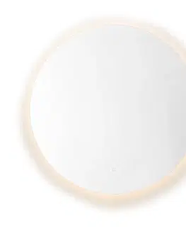 Kúpeľňové zrkadlá Zrkadlo s LED osvetlením, vyhrievanou fóliou a senzorom Naturel Project 60x60 cm ZPRKU60LED ZPRKU60LED
