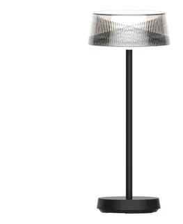 Lampy  LED Stmievateľná stolná lampa CASABLANCA LED/3,4W/5V USB 3600 mAh IP44 čierna 329899