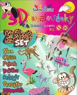 Pre deti a mládež - ostatné 3D omalovánky ZOO