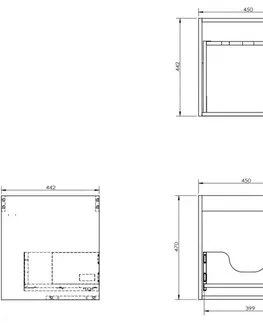 Kúpeľňový nábytok Mexen Box-A 91AX0-0450-470-1-71