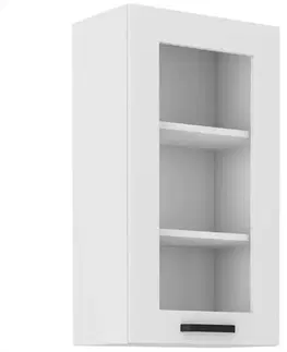 Kuchynské skrinky visiace Kuchynská skrinka LUNA biely mat/biely  40gs-90 1f