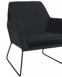 Moderné kreslá Kreslo Milan Bluvel 19/čierna