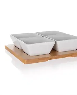 Dekorácie a bytové doplnky Súprava na servírovanie Brillante Bamboo 20x20 cm 60334601