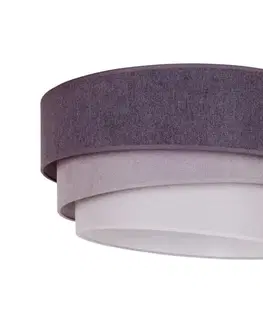 Svietidlá  - Stropné svietidlo TRIO 1xE27/15W/230V pr. 45 cm antracit/šedá/biela 84021