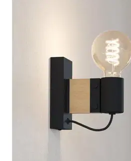 Svietidlá Eglo 43903 - Nástenné svietidlo BAILRIGG 1xE27/40W/230V 43903