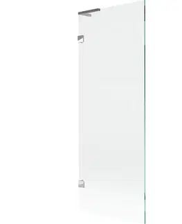 Sprchové dvere MEXEN/S - Lunar L vaňová zástena FIX 70 x 150, transparent, chróm 897L-070-000-01-00