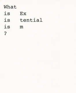 Cudzojazyčná literatúra What Is Existentialism - Simone de Beauvoir
