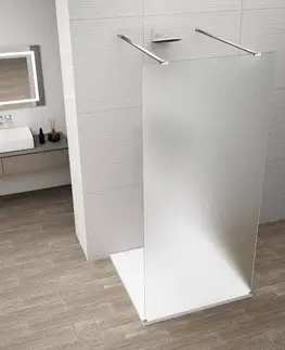 Sprchové dvere POLYSAN - ESCA CHROME jednodielna sprchová zástena do priestoru, matné sklo, 1100  ES1111-05