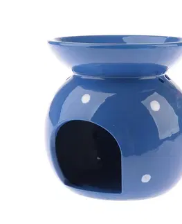 Svietniky Porcelánová arómalampa Abuela modrá, 9,8 x 12,5 cm