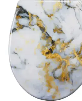 WC dosky WC doska duropalst gold mramor