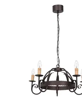 Svietidlá  Luster na reťazi REN 5xE14/15W/230V 9829