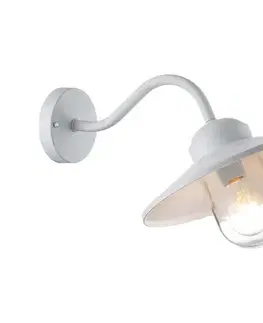 Svietidlá Elstead KLAMPENBORG-WHT- Vonkajšie svietidlo KLAMPENBORG 1xE27/60W/230V IP44 biela KLAMPENBORG-WHT
