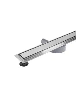 Svietidlá REA-G5810 - Odtokový žľab NEOX PRO 90 cm, niklový REA-G5810