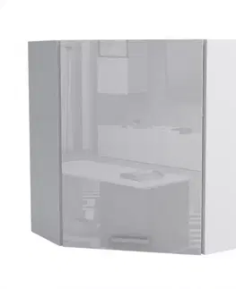 Kuchynské skrinky visiace Kuchynská skrinka 60/60 GN V-72 LUX šedá