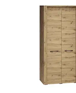 Šatníkové skrine ArtMLM Šatníková skriňa LEWIS 01