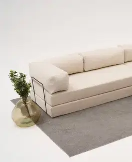 Sedacie súpravy Rohová sedacia súprava / Rohová pohovka Comfort - Cream
