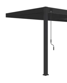 Bioklimatické pergoly Bioklimatická pergola INTRO PLUS 6x3 m k stene Rojaplast