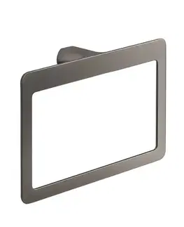 Držadlá k vani Gedy - PIRENEI držiak uterákov, gun metal PI7081