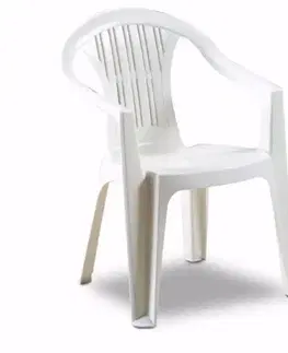 Záhradné stoly Biela Ratak záhradná stolička