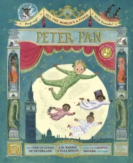 Leporelá, krabičky, puzzle knihy All the World's a Stage: Peter Pan - James Matthew Barrie,Katie Cotton