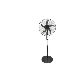 Ventilátory Eurolamp Stojanový látor 60W/230V pr. 50 cm čierny + diaľkové ovládanie 300-20013