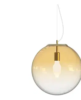 Svietidlá Ideal Lux - Luster na lanku MAPA 1xE27/42W/230V pr. 40 cm zlatá/dymová 346564