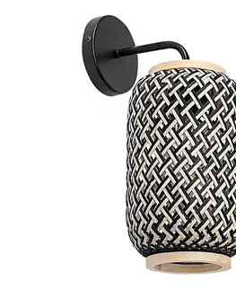 Svietidlá Rabalux 71091 - Nástenné svietidlo ADALLA 1xE27/40W/230V ratan 71091