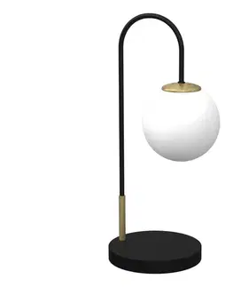Lampy  Stolná lampa CAMBRIDGE 1xE14/60W/230V čierna/mosadz 3202