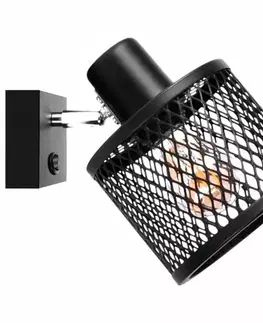 Lampy do obývačky Nástenné svietidlo  BASKET 2949/K-B-1 LS1