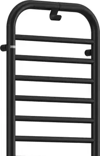 Radiátory do kúpeľne DEANTE - Silia nero kúpeľňový radiátor, elektrický - výška 121 cm AGI_NG41E