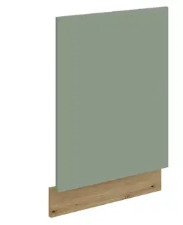 Kuchynské dolné skrinky KONDELA Arsany ZM dvierka na umývačku 71,3x44,6 cm aquamarine / dub artisan