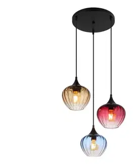 Svietidlá Globo 15748-3HR - Luster na lanku SANDER 3xE27/60W/230V 15748-3HR