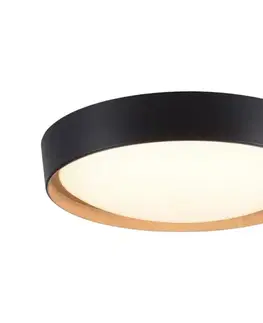 Svietidlá Leuchten Direkt 1434718-LED Stmievateľné stropné svietidlo EMILIA 28,8W/230V čierna 14347-18