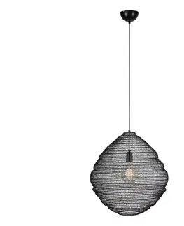 Svietidlá Markslöjd 108772 - Luster na lanku TAZZA 1xE27/40W/230V čierna 108772