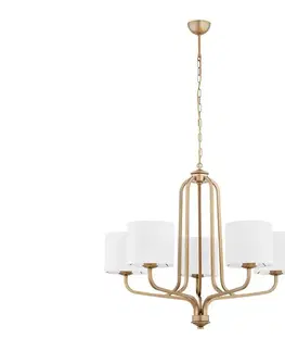 Svietidlá Argon 2172 - Luster na reťazi MARANELLO 5xE27/15W/230V 2172