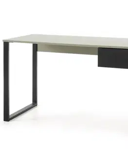 Moderné kancelárske stoly Písací Stôl Sergio SE9 Eukalyptus/ONYX