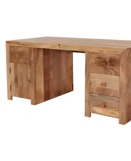 Písacie a pracovné stoly Písací stôl Hina 160x76x80 z mangového dreva