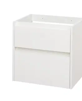 Kúpeľňový nábytok Mereo Opto, kúpeľňová skrinka 60 cm, biela CN910SN