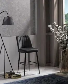 Barové stoličky Bar Stool Set (4 Pieces) Vento - Anthracite