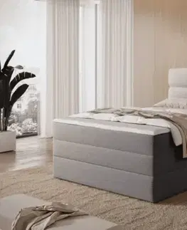 Postele ArtElta Jednolôžková posteľ KASPED Boxspring | 120 x 200 cm Farba: Royal 04