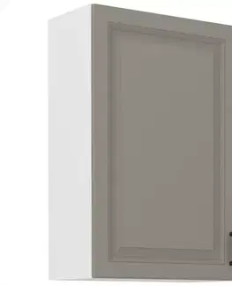 Kuchynské skrinky visiace Kuchynská skrinka Stilo claygrey/biely 60g/90 1f