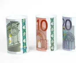 Pokladničky MAKRO - Pokladnička -EURO 10x15cm rôzne motívy