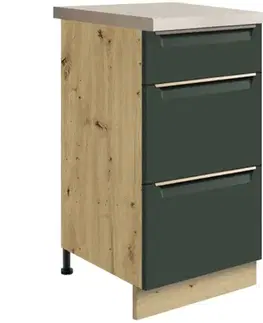 Kuchynské skrinky stojace Skrinka do kuchyne Glamour8d Green
