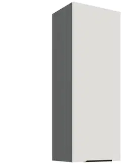 Kuchynské skrinky visiace Kuchynská skrinka Aria-Wh/Ant Anti Fingerprint 40g-108 1f