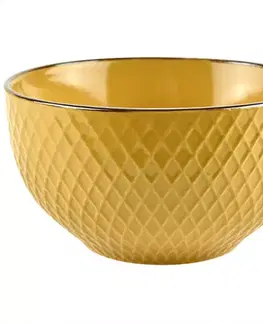 Dekorácie a bytové doplnky Miska Malai 13,5 cm žltá 639854