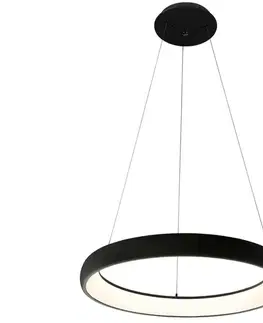 Svietidlá Azzardo  - LED Stmievateľný luster na lanku ANTONIO LED/80W/230V čierna + DO 